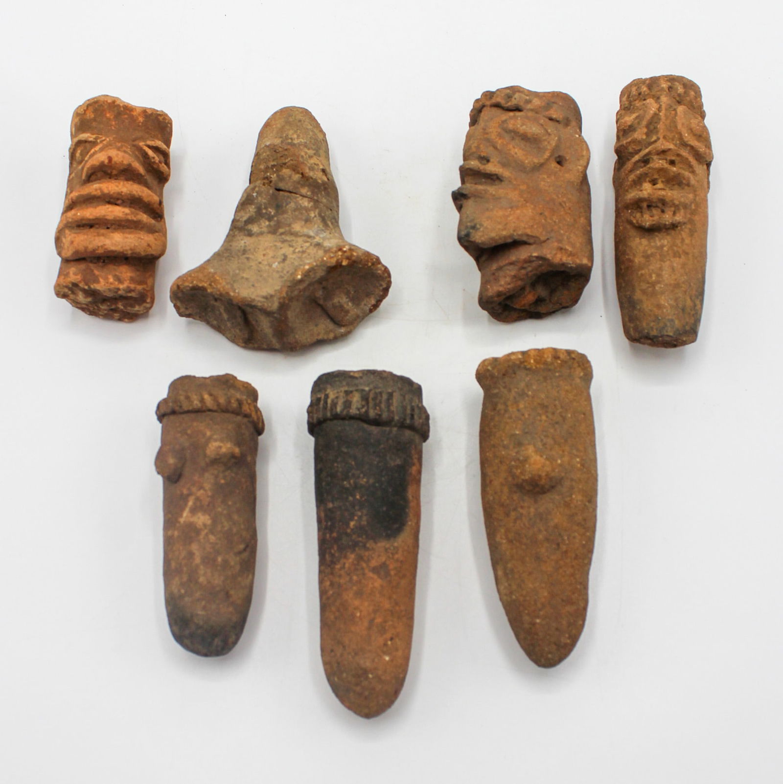 Group of (7) Koma (Koma-Bulsa, Komaland), Ghana, West Africa, Terracotta Memorials (1 of 12)