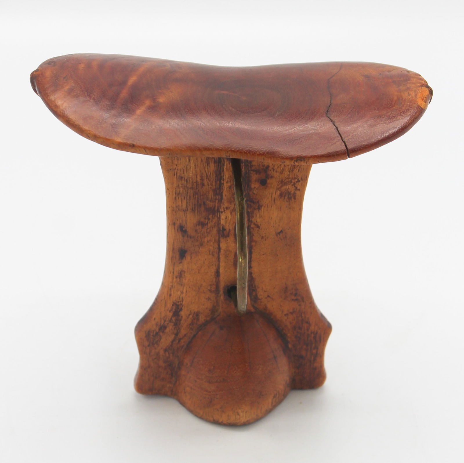 Headrest, Wood and Metal, Likely Turkana, Kenya (1 of 7)