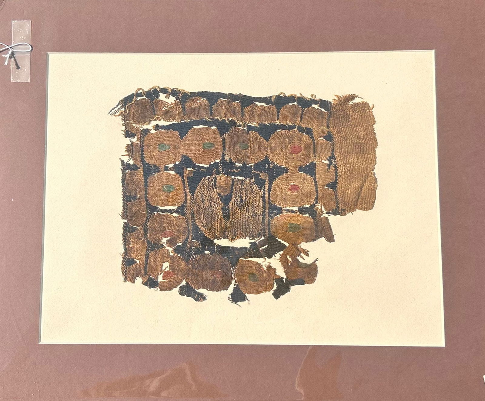 3rd - 10th Century Coptic Textile Fragment, Egypt, North Africa (1 of 2)