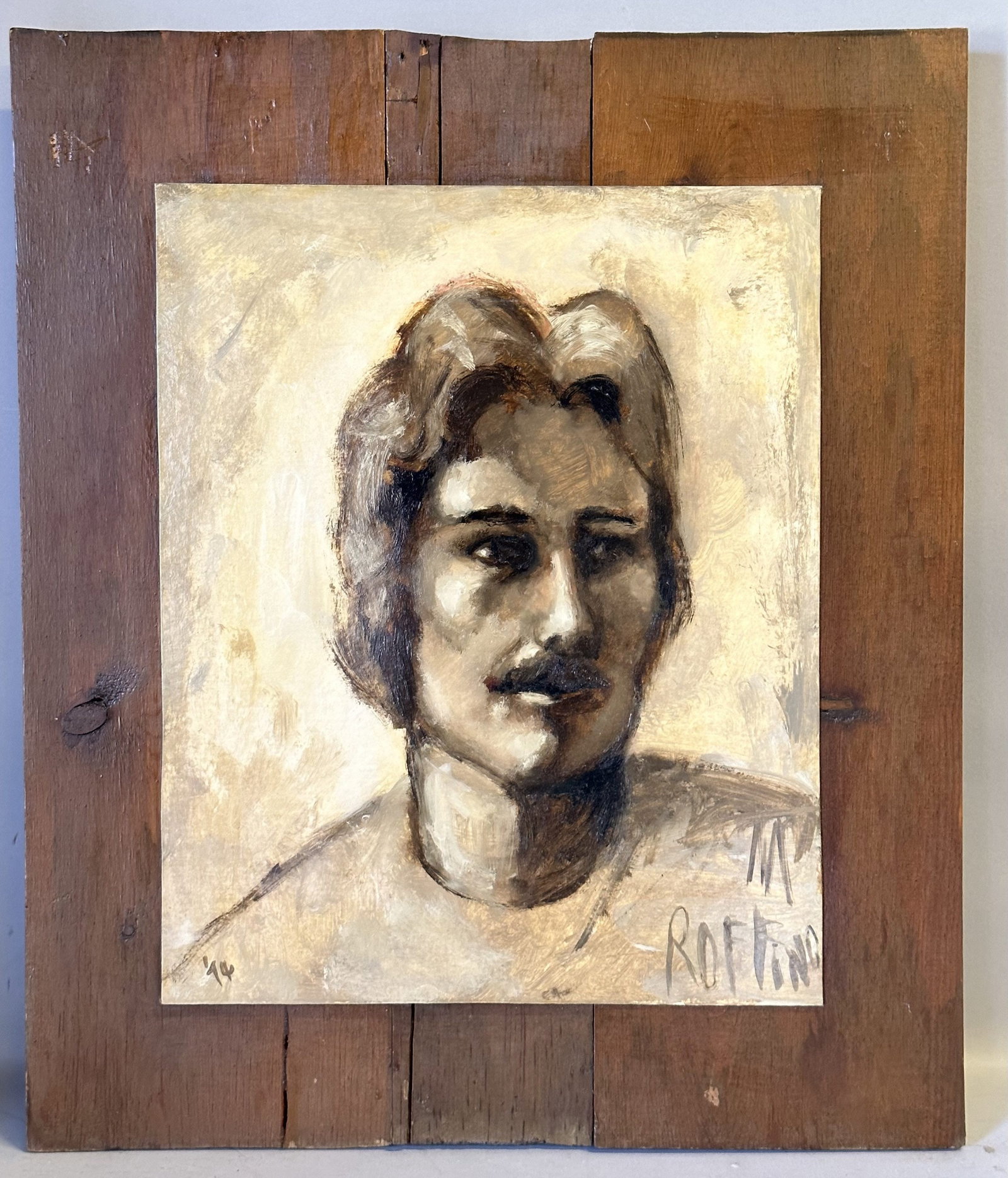 Vintage 1970's Portrait of Handsome Man with Moustache (1 of 9)