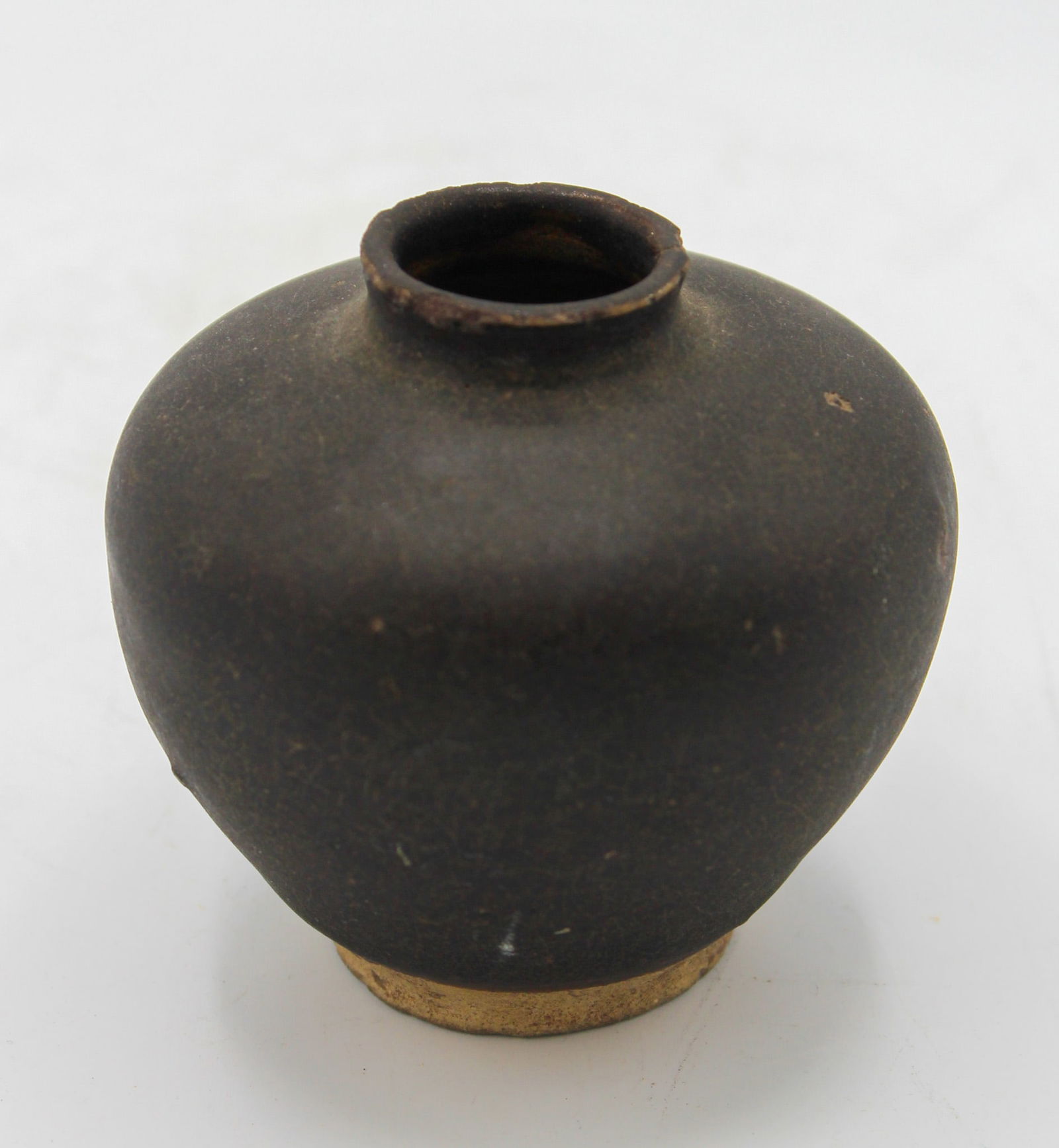 Antique Chinese Possibly Song Dynasty Small Brown Ceramic Vessel (1 of 5)
