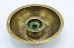Antique Persian Islamic Brass Devination Bowl