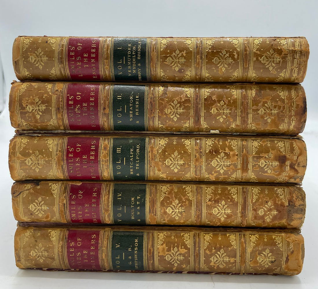 Lives of the Engineers by Samuel Smiles [5 Volumes, Complete]: Lives of the Engineers by Samuel Smiles [5 Volumes, Complete]. Published by John Murray, Albemarble. London, 1874. A new and Revised Edition.