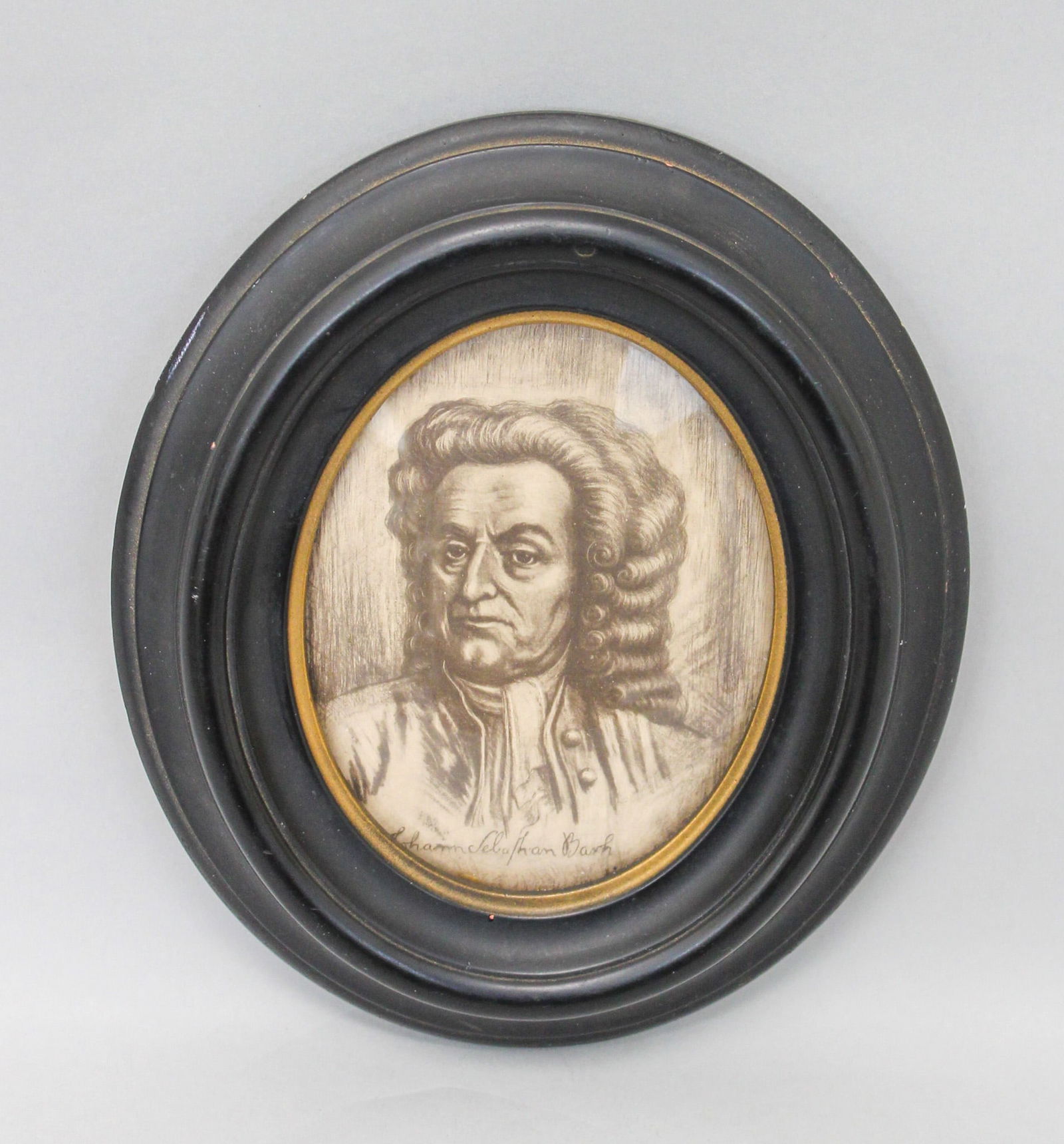 Pencil Portrtait of Johann Sebastian Bach (1 of 4)