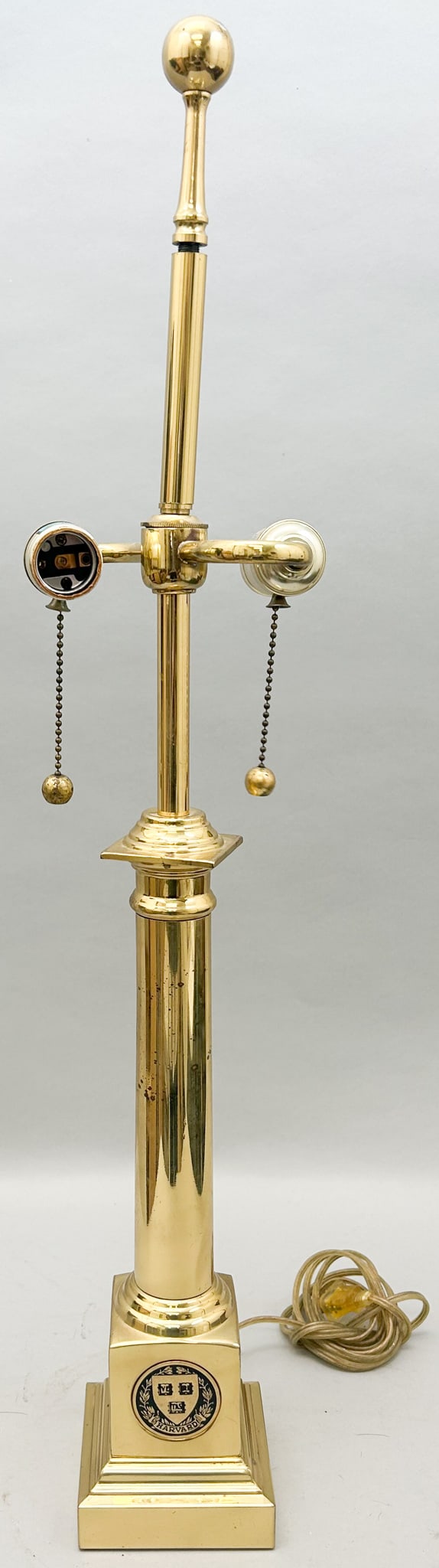 Vintage  Brass Table Lamp, Harvard University Alumni (1 of 9)