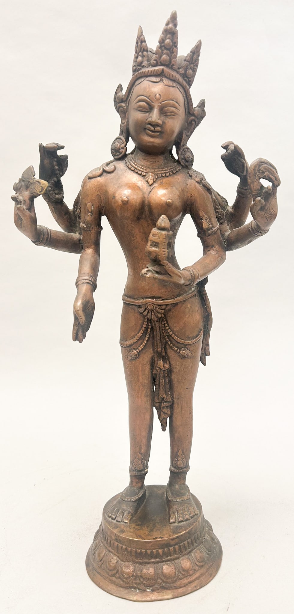 Vintage Wealth Goddess Vasudhara Statue (1 of 10)