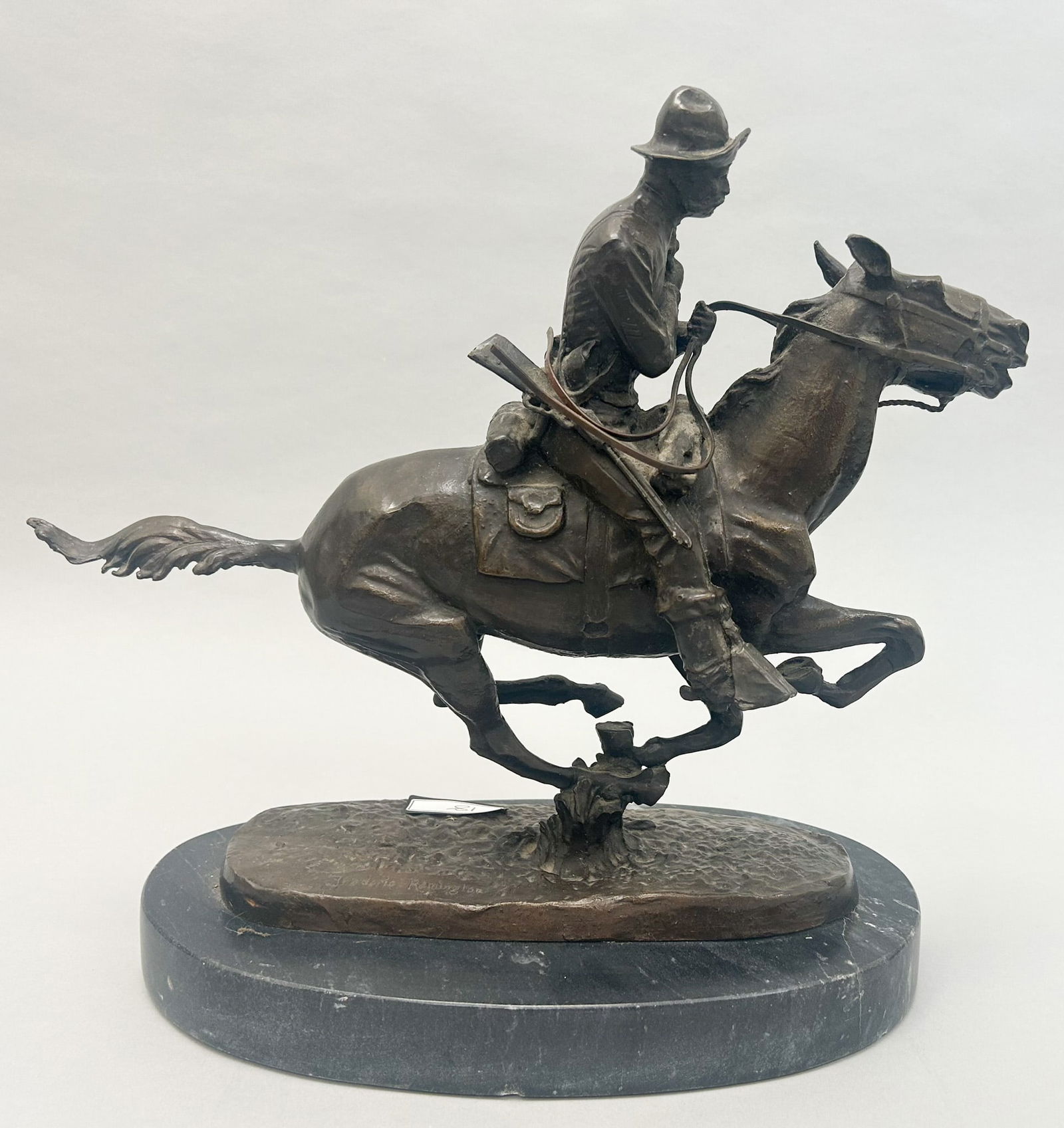 Bronze Sculpture ''Trooper of Plains'' by Frederic Remington (1 of 10)