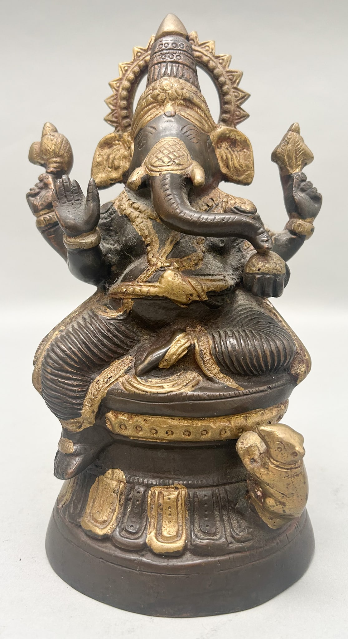 Vintage Bronze Ganesha Statue (1 of 9)