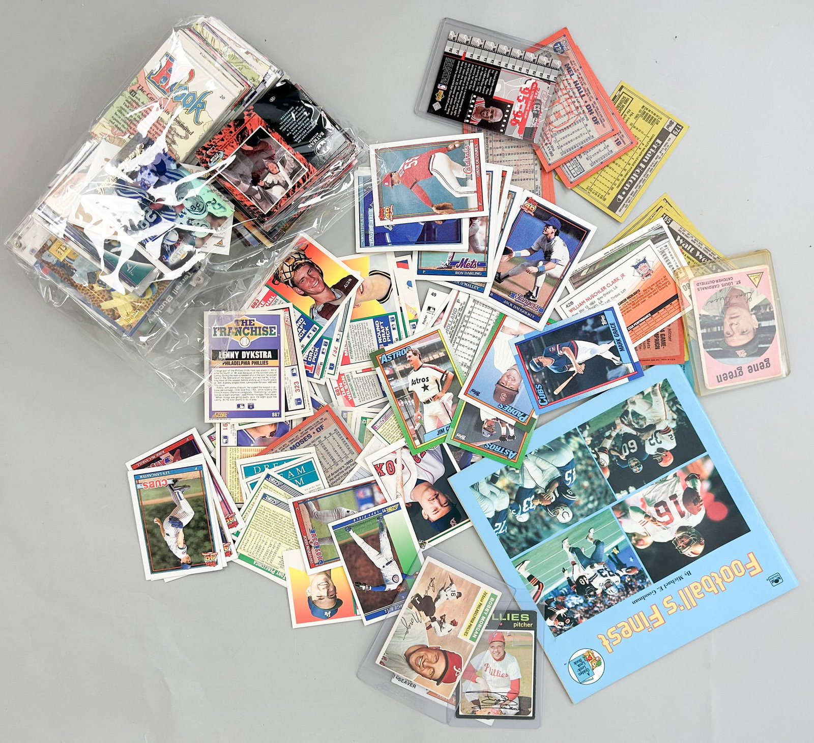 Vintage Basketball and Baseball Cards, Nonsports, Batman Cards: Football cards with stars, vintage baseball cards from 1960s 1970s, nonsports cards with Spiderman, basketball with Jordan, more than 50 Batman cards