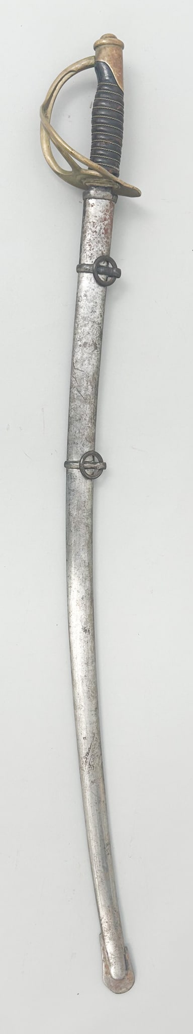 US Civil War Cavalry Sword with Scabbard (1 of 12)