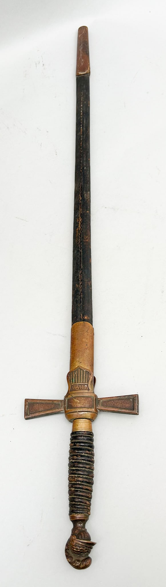 Antique Horstman Knights Helmet Pommel Sword, 19th Century (1 of 10)