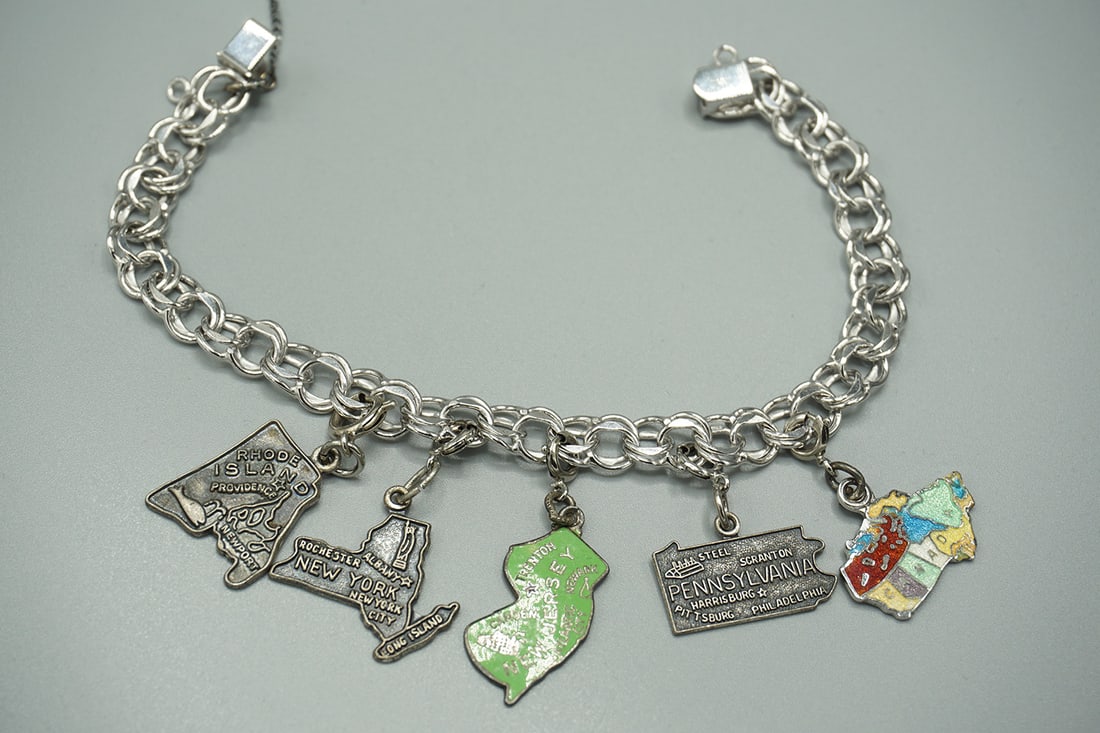Sterling Silver Charm Chain Bracelet (1 of 3)