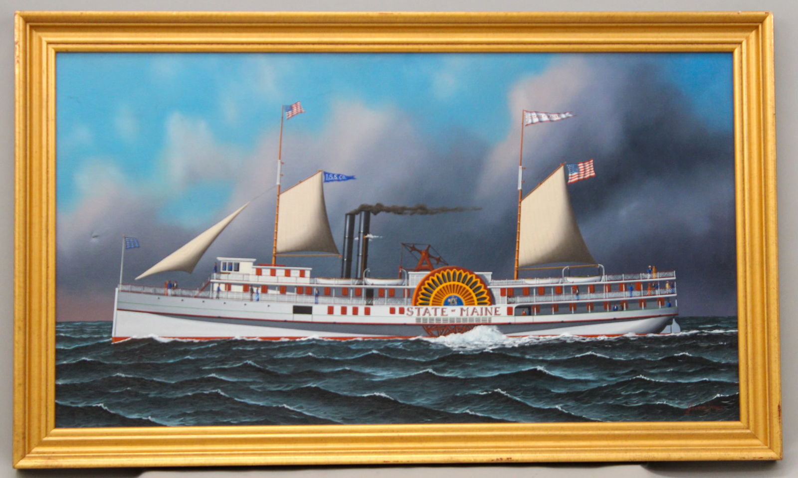 Jerome Howes (American, 1955) "State of Maine" Oil on Canvas (1 of 6)