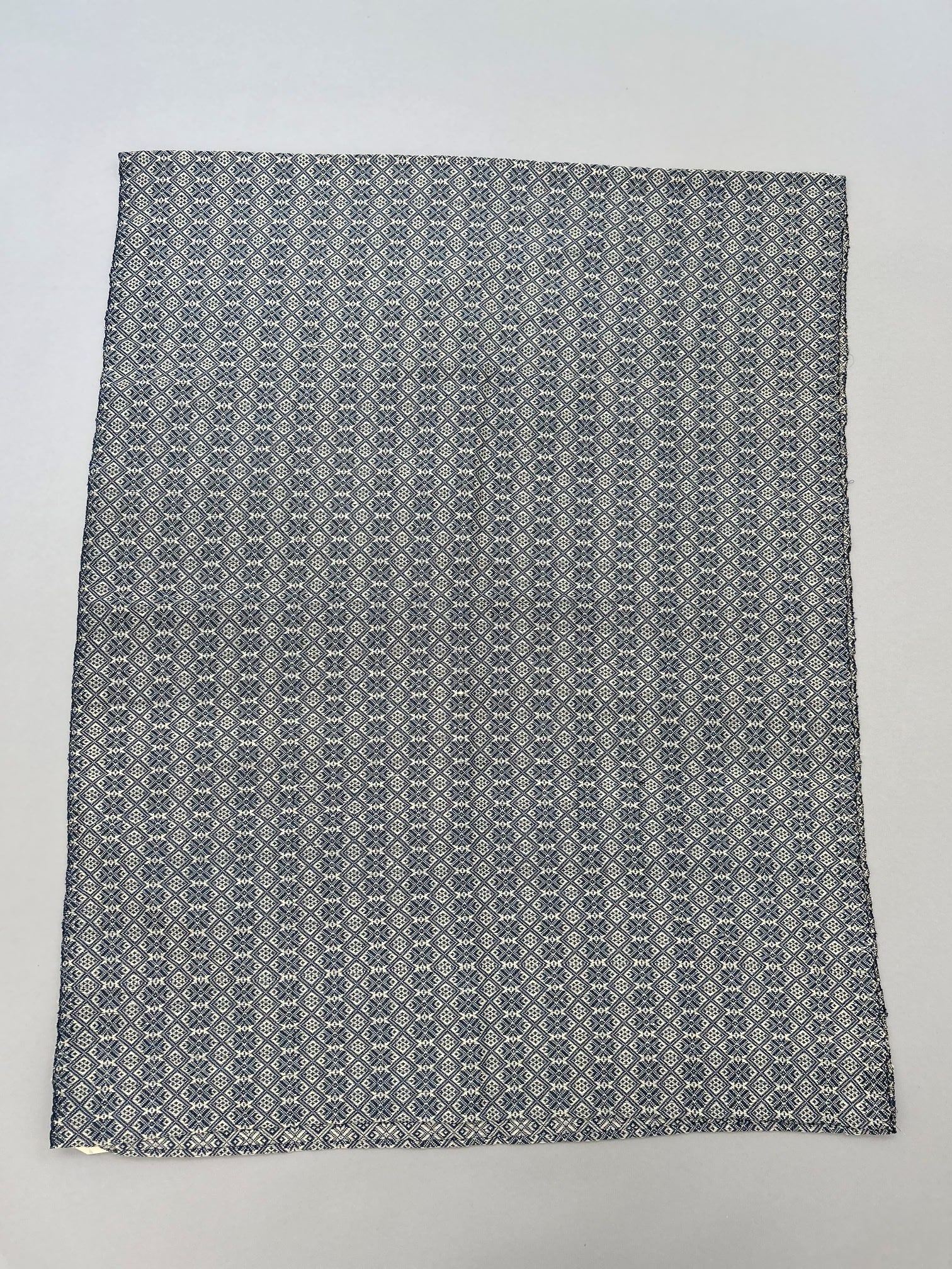Thailand, Bangkok, Woven Cotton Textile: Thailand, Bangkok, Woven Cotton Textile, 78"l X 30"w Provenance: From the estate of Dr. Philip Gould , New York