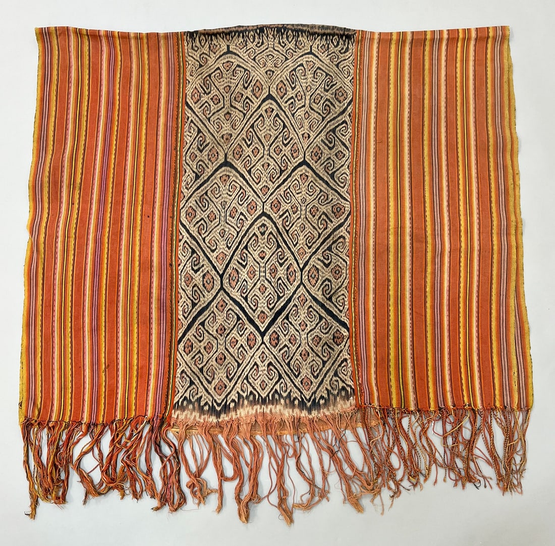 Timor, Indonesia, Vintage Woven Cotton Textile (1 of 6)