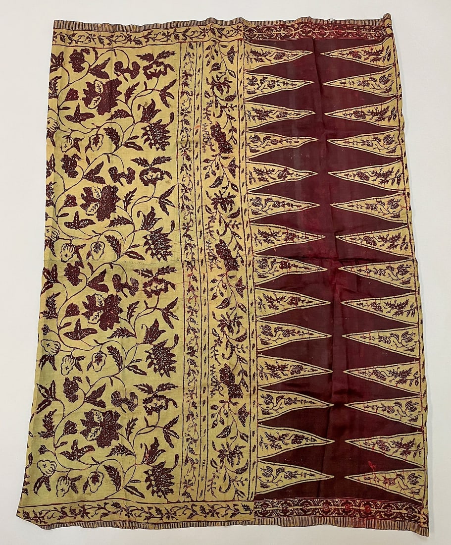 Rembang Regency Java, Indonesia, Vintage Batik Silk Tubular Sarong (1 of 7)