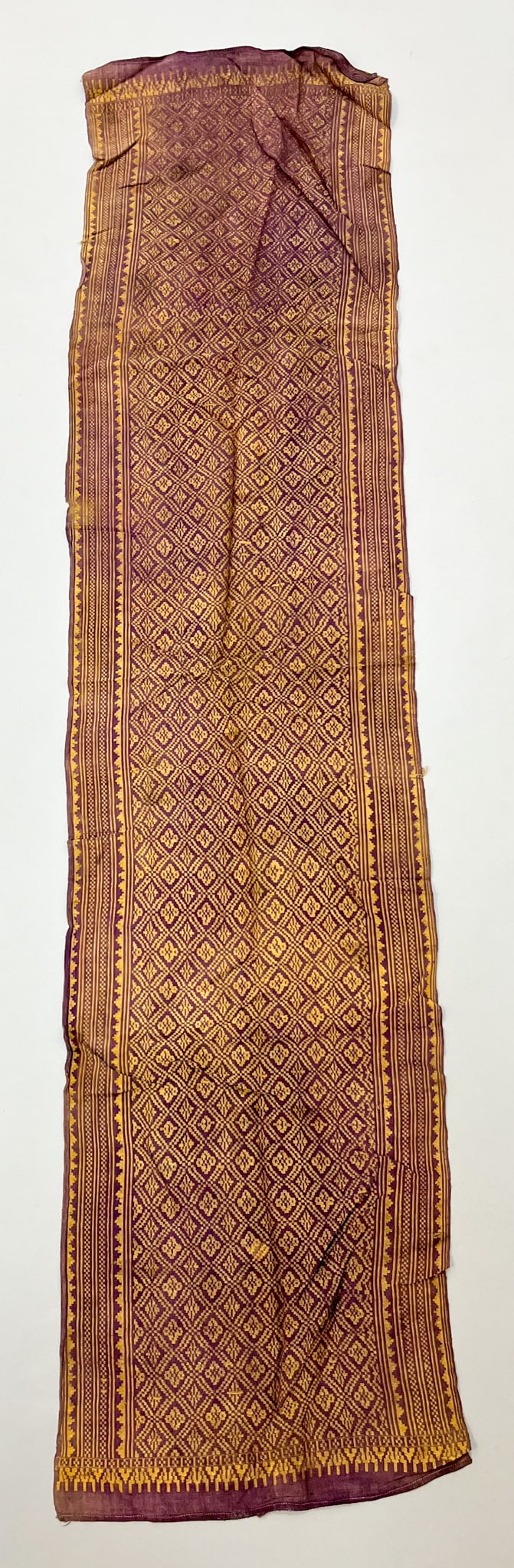 Lombok, Indonesia, Vintage Cotton and Silk Embroidery Belt (1 of 2)