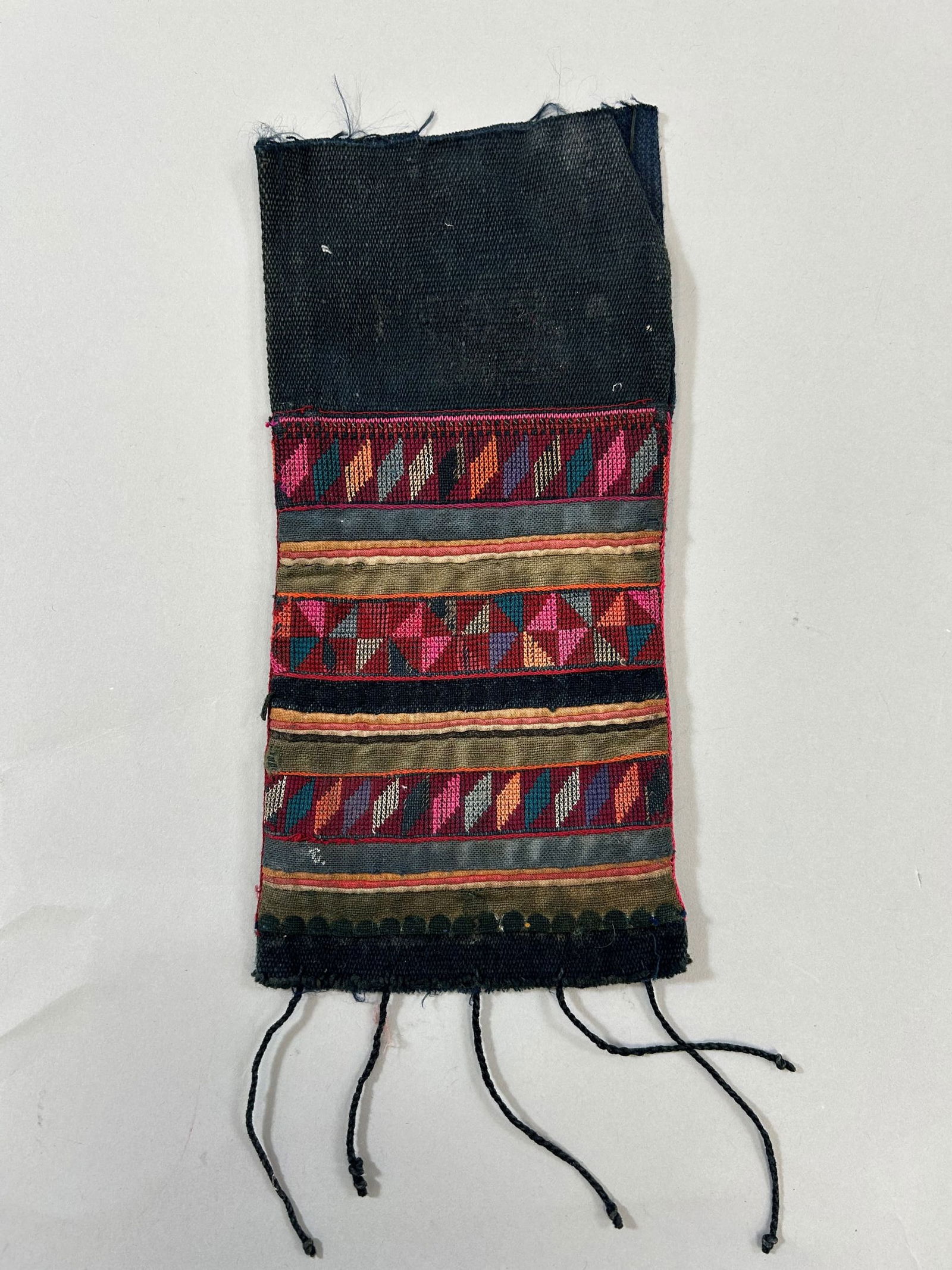 South China, Yunnan, Embroidery Cotton Akha Loin Cloth (1 of 4)