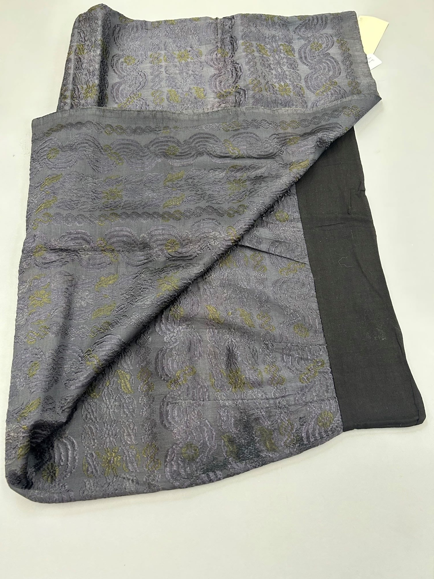 Myanmar, Silk Sarong: Myanmar, silk sarong, 40"l x 30.5"w Provenance: From the estate of Dr. Philip Gould , New York