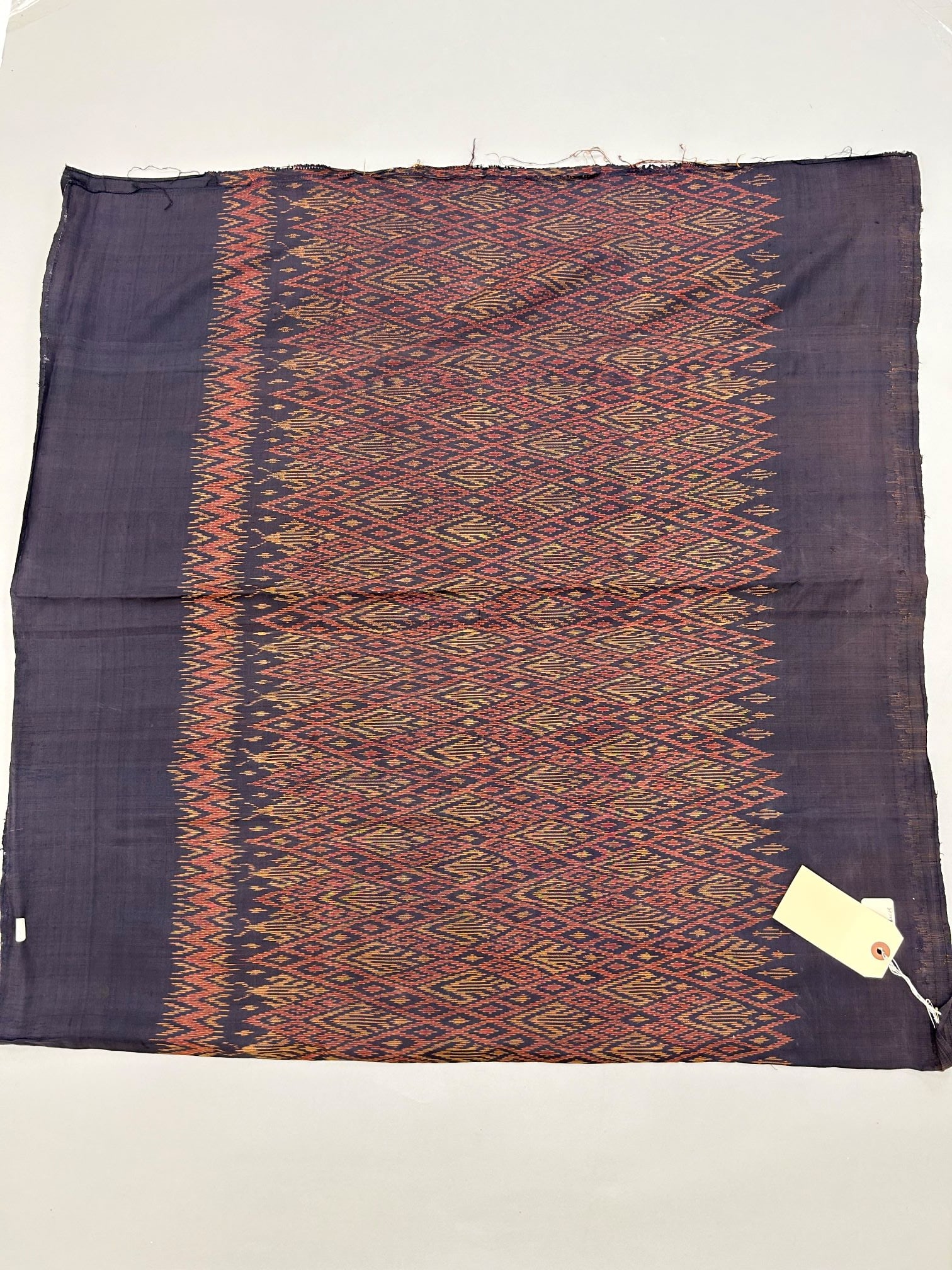 Thailand, Silk Textile: Thailand, silk textile, 66"l x 34"w Provenance: From the estate of Dr. Philip Gould , New York