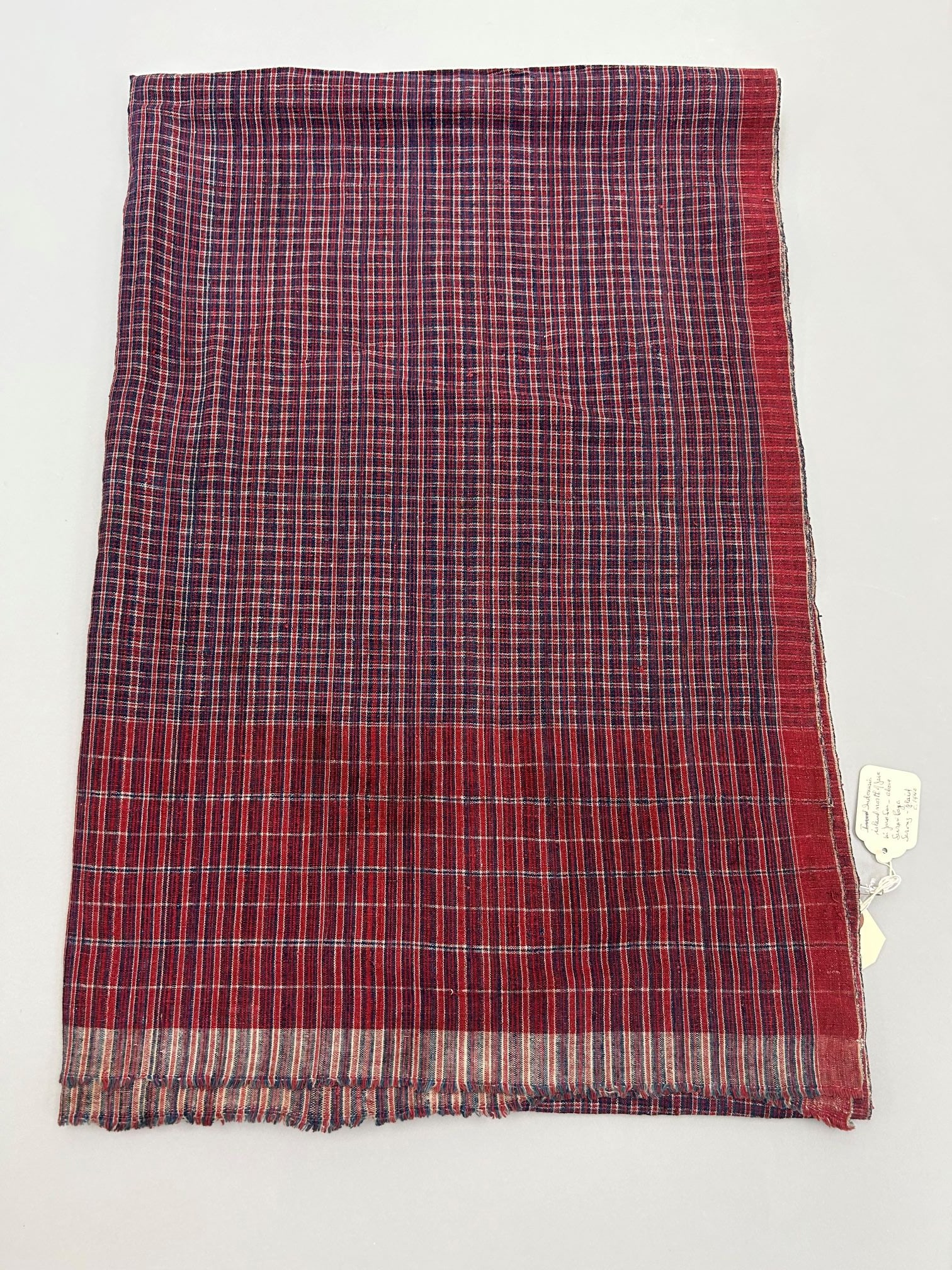 Indonesia, Java Island, Plaid Cotton Sarong (1 of 10)