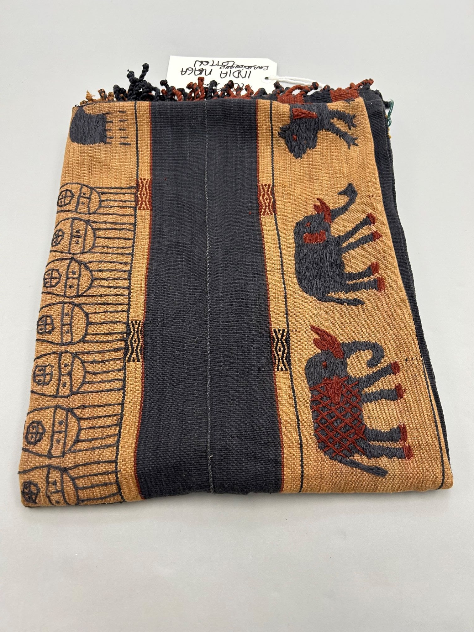 India, Naga, Embroidered Cotton Textile (1 of 7)