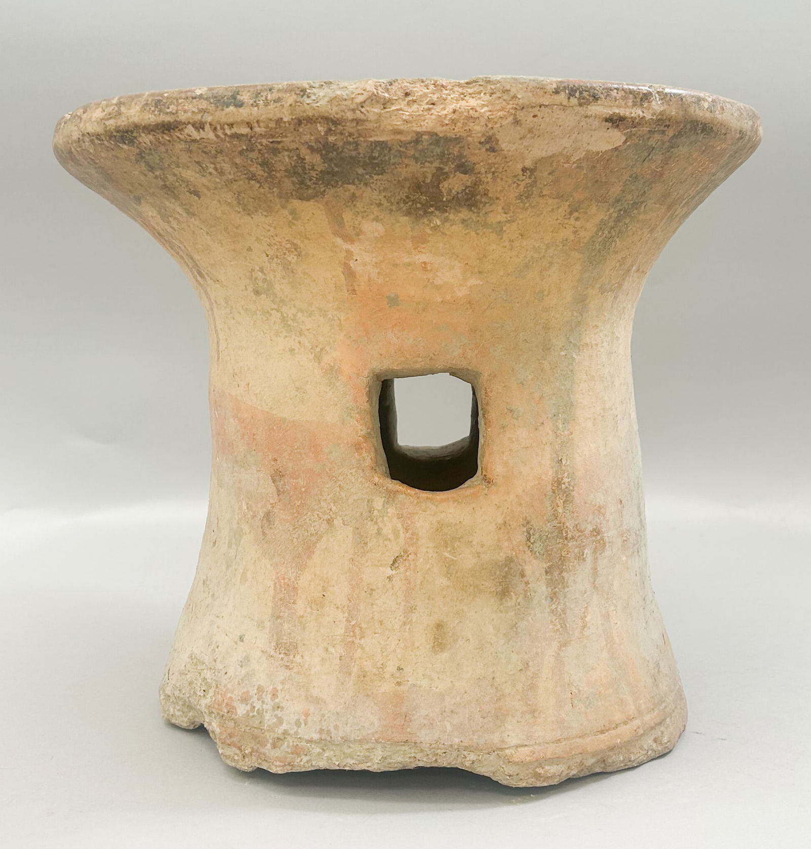 West African Terracotta Stool (1 of 9)