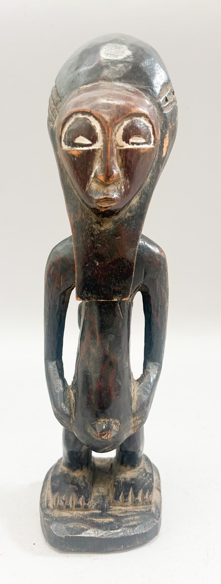 Kuba People Style Carved Wood Fertility Statue, South-western of Democratic Kongo, Central Africa (1 of 7)