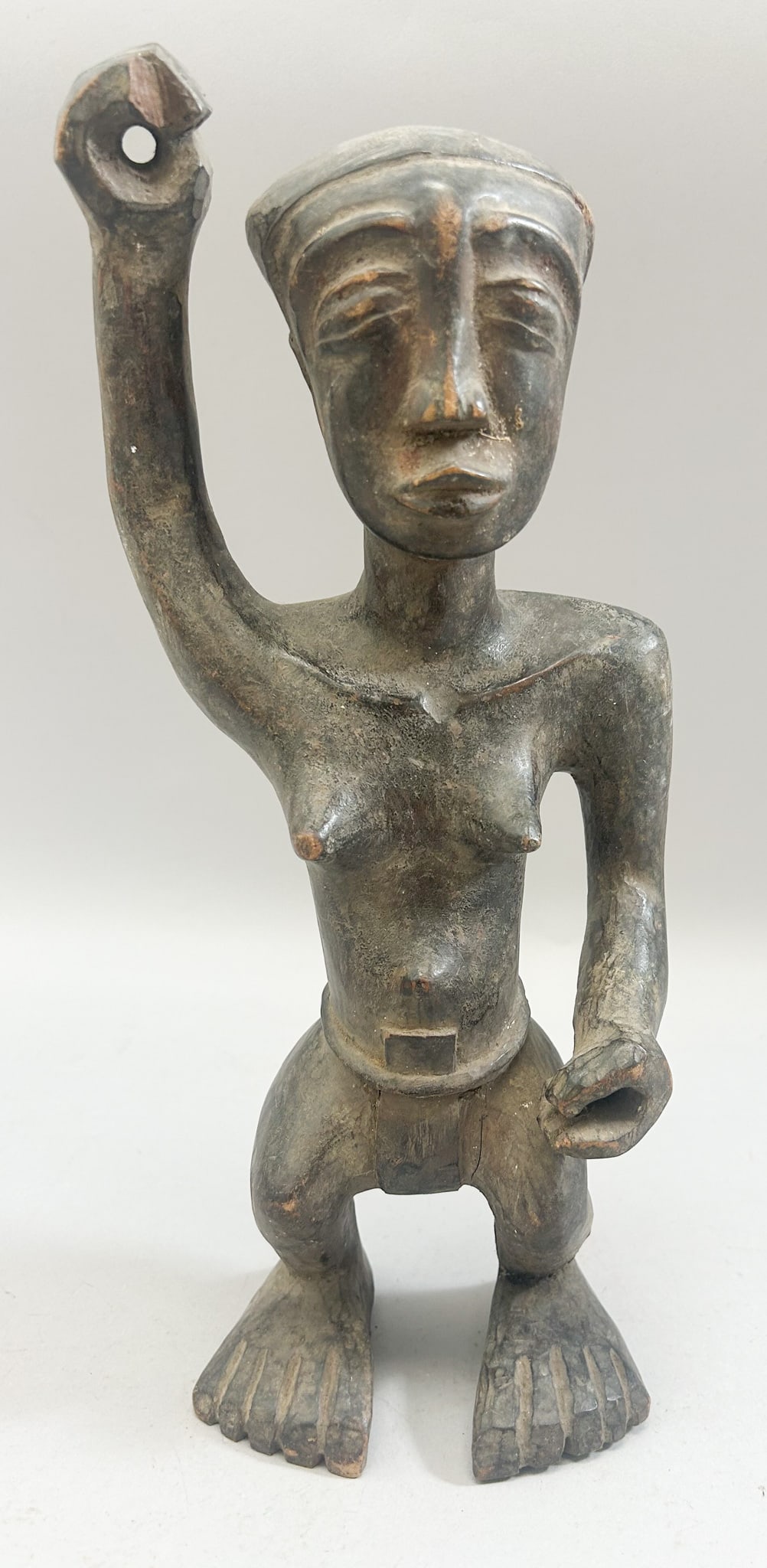 Kuba People Style Carved Wood Figure, South-western of Democratic Kongo, Central Africa (1 of 7)