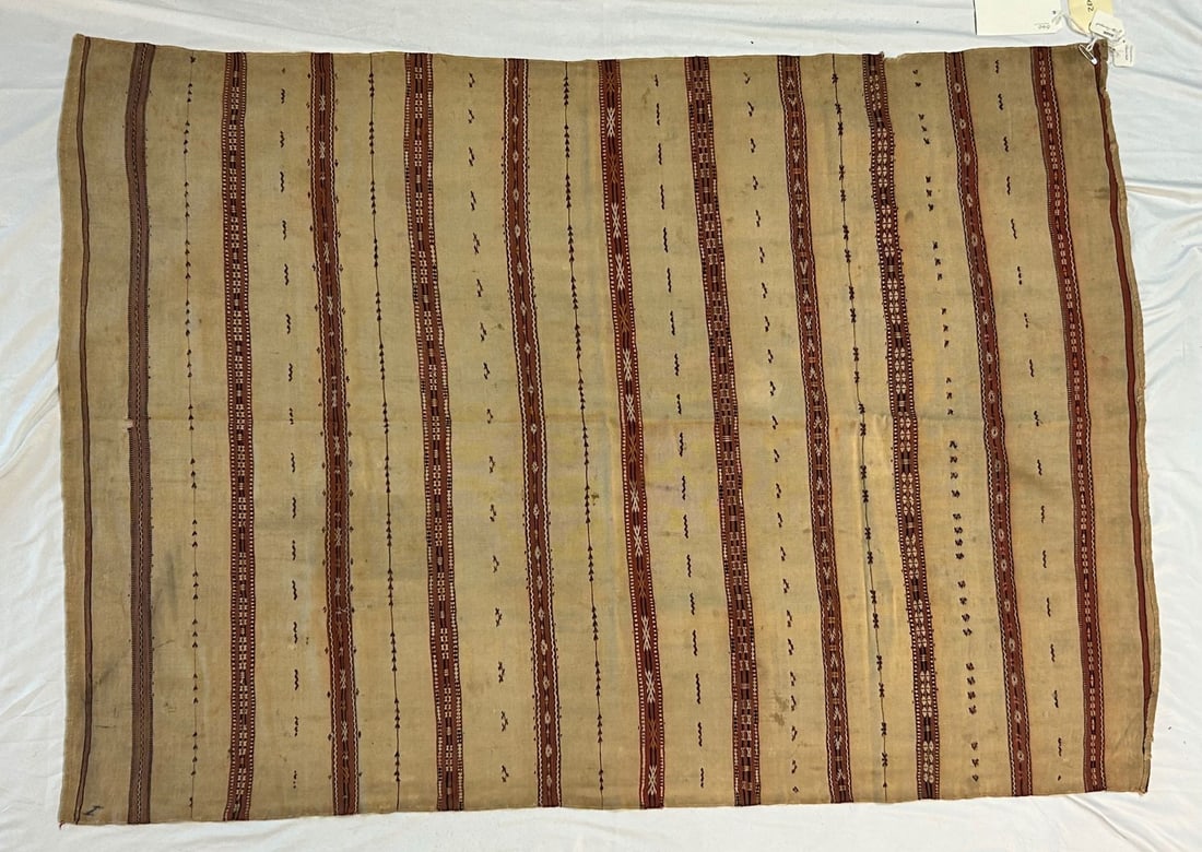 Northern Morocco, Woven Berber Cotton Textile From Khemisset (Zemmour) (1 of 11)