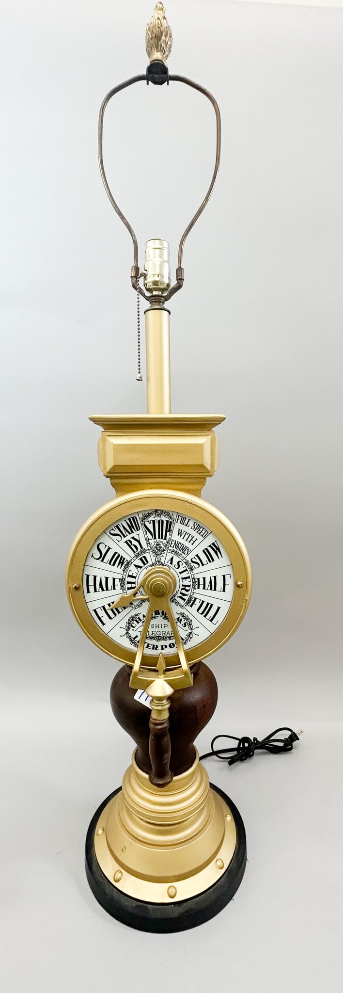 Vintage Nautical Chadboam's Liverpool Ship Telegraph Lamp (1 of 8)