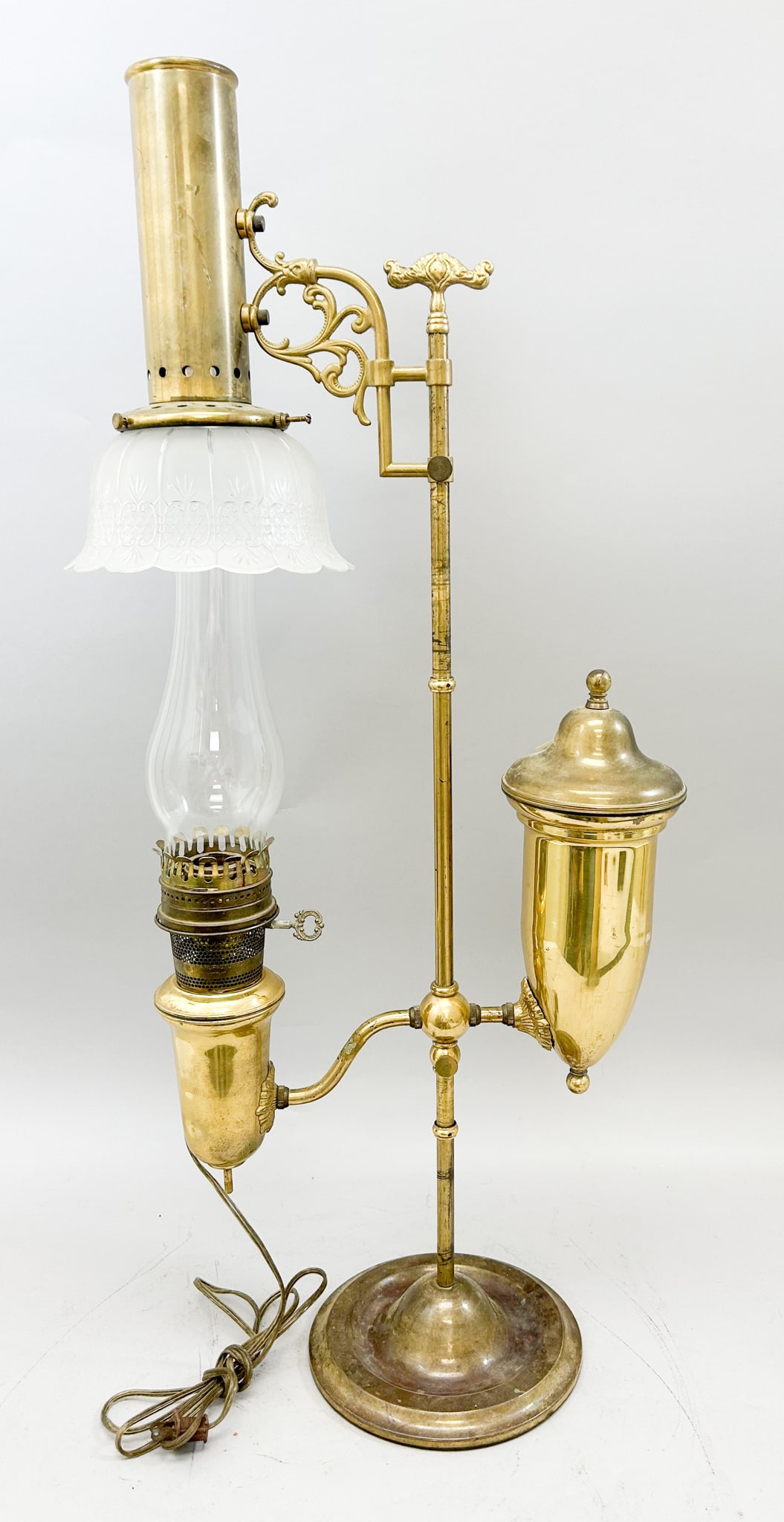 Vintage Aladdin 75th Anniversary Model Brass Student Lamp, 1983 (1 of 11)