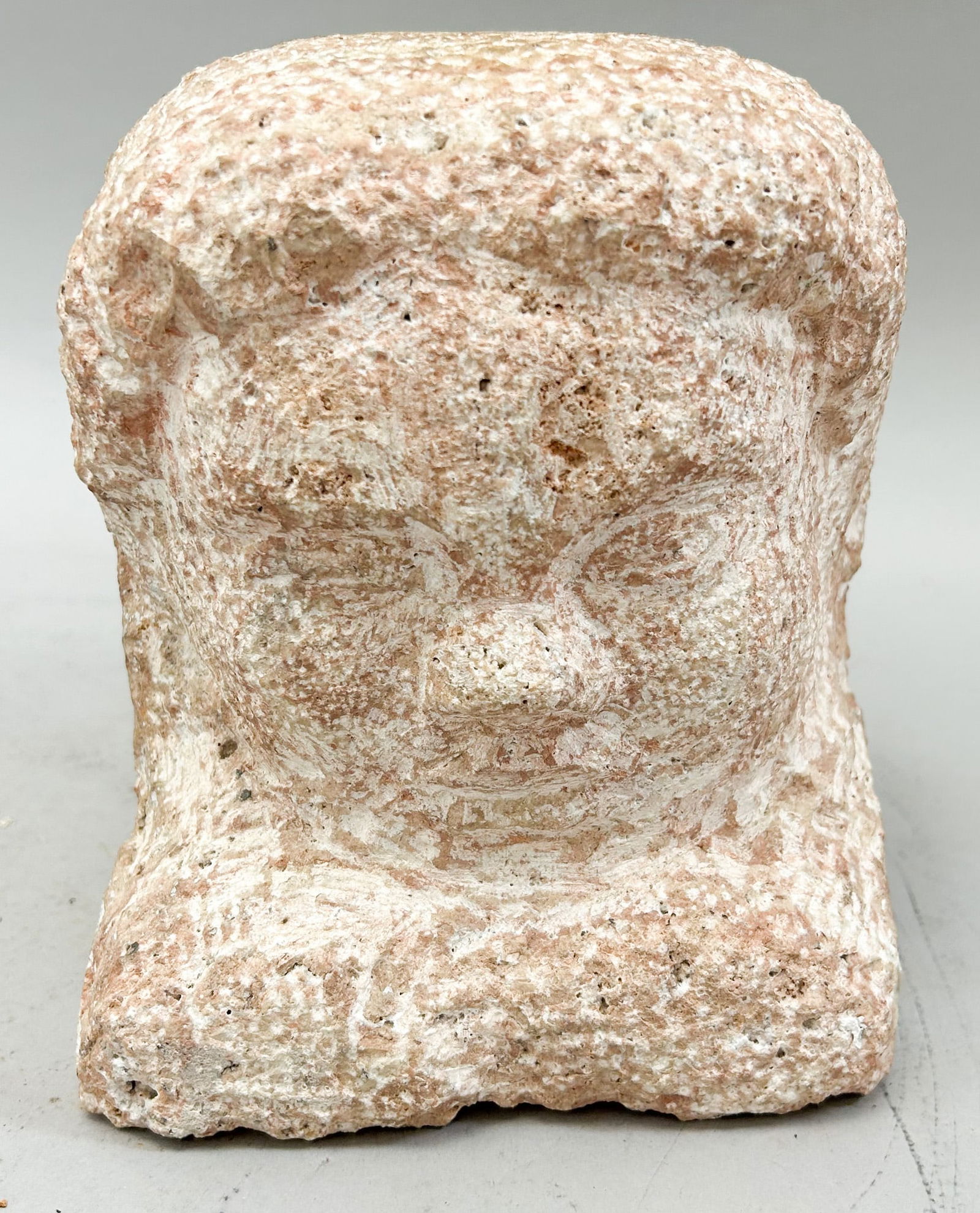Primitive Stone Head Sculpture (1 of 7)