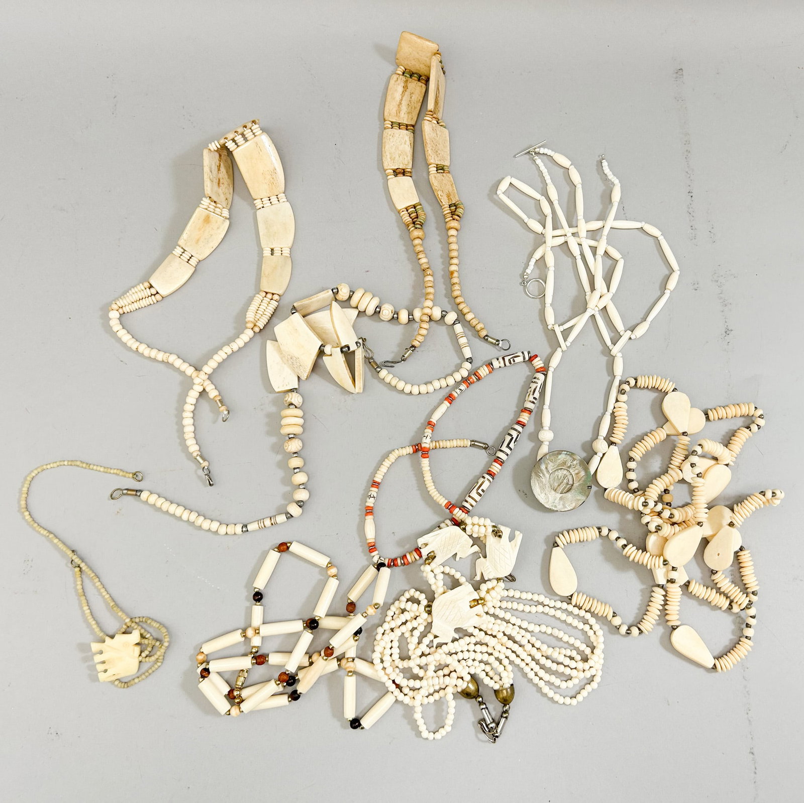 Group of Native American Style Jewelry: Group of Native American Style Jewelry, Necklaces