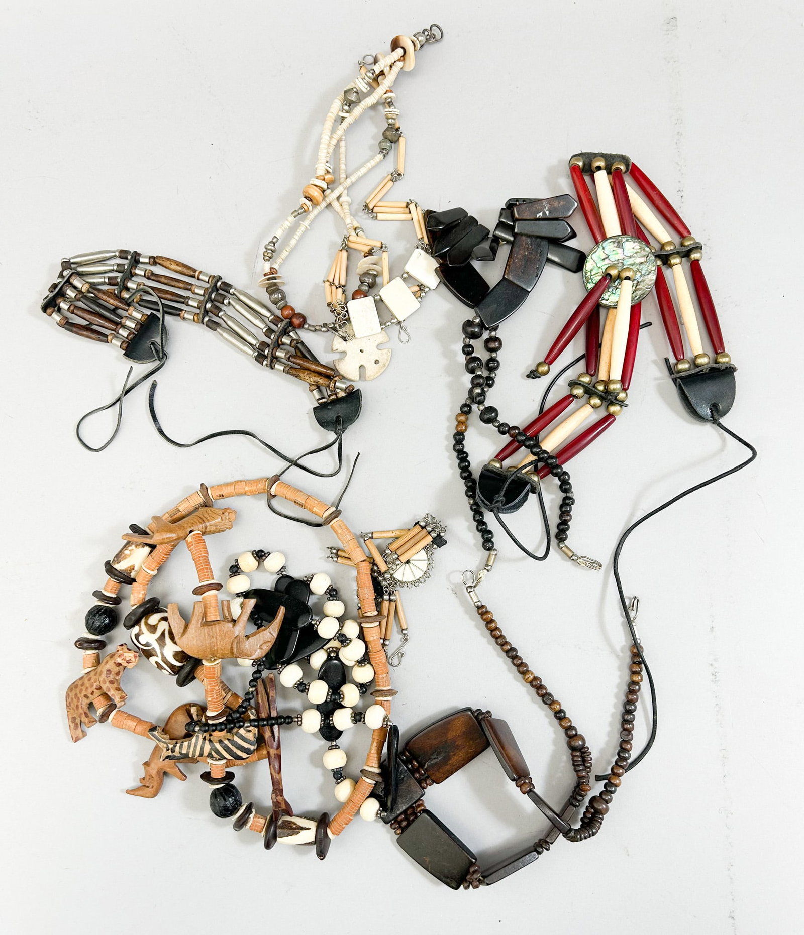 Group of Native American Style Jewelry: Group of Native American Style Jewelry, Necklaces