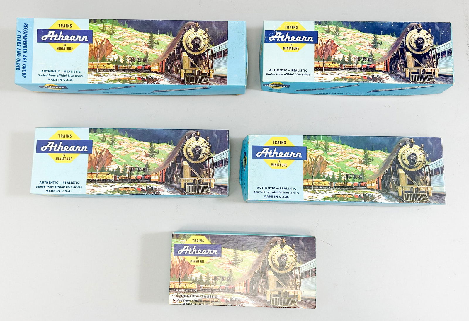 Vintage Group of (5) Athearn Trains/Freight/Locomotives (1 of 7)