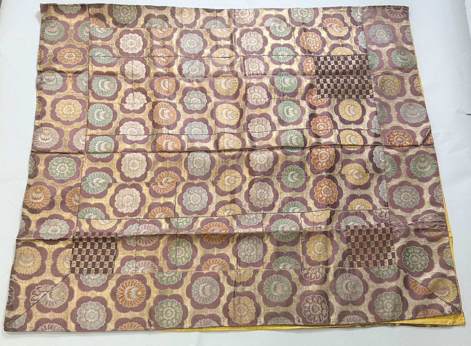 Vintage Hand Made Silk Tablecloth (1 of 8)