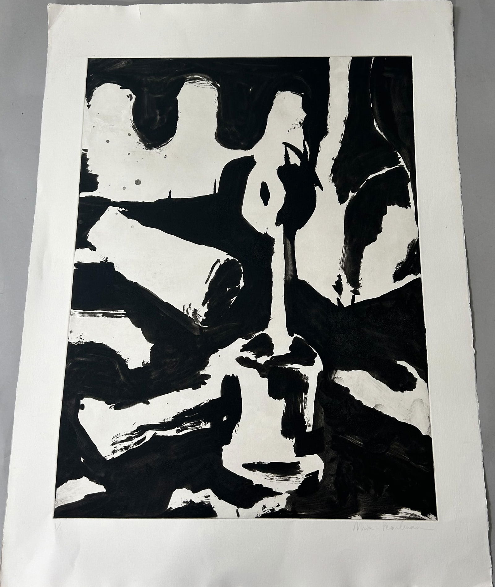 Contemporary Abstract Lithograph by Mia Pearlman (1 of 4)