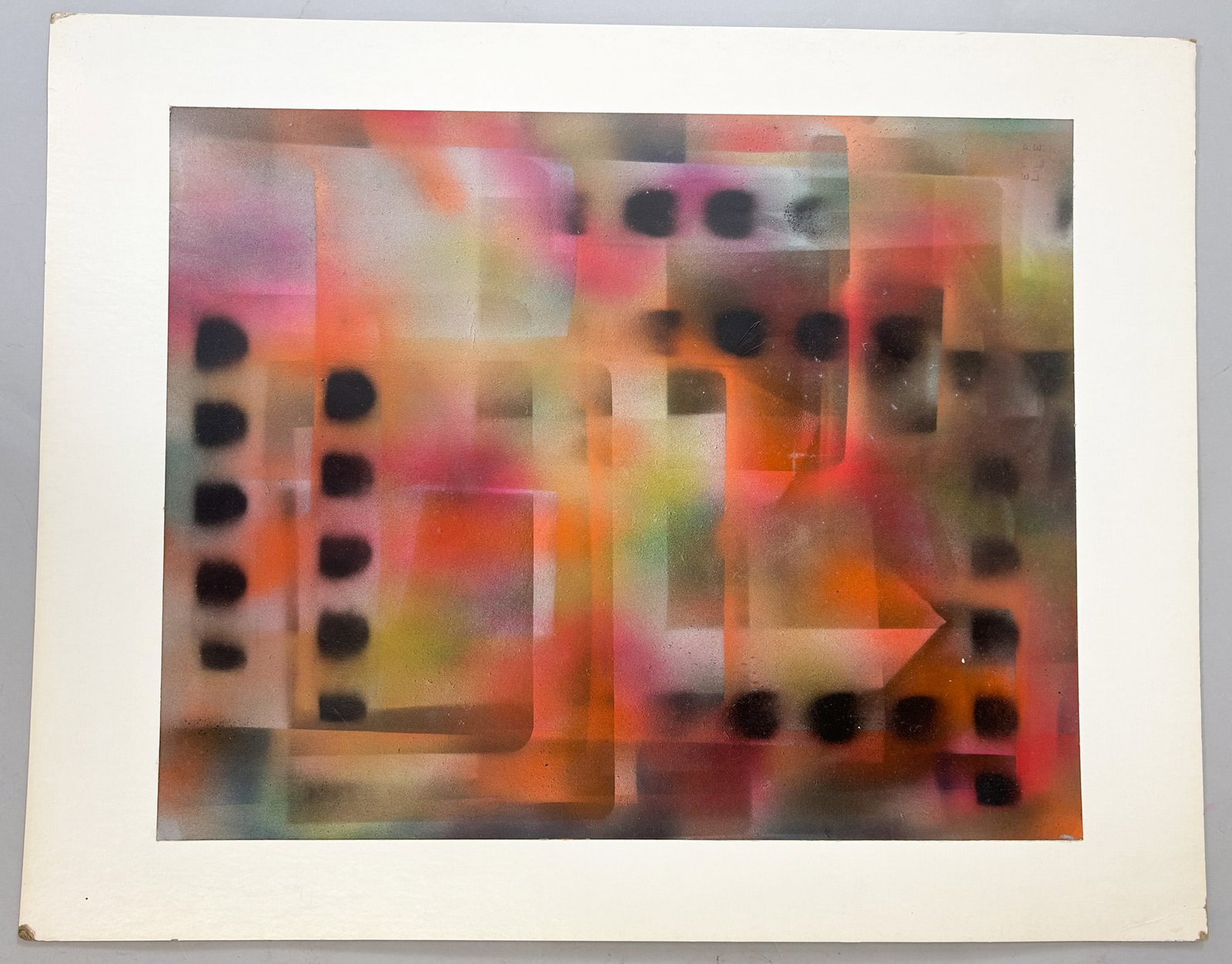 Abstrack Air Brush Stensil Artwork (1 of 4)