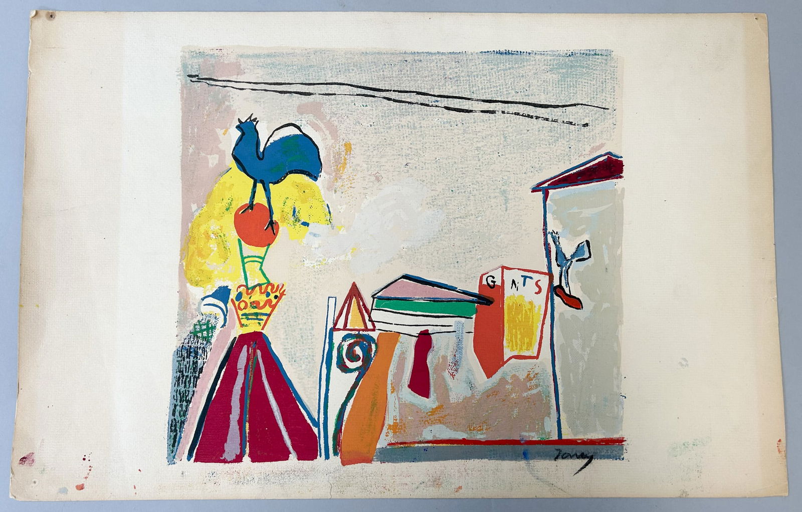 Colored Lithograph by Anthony Toney (1 of 4)