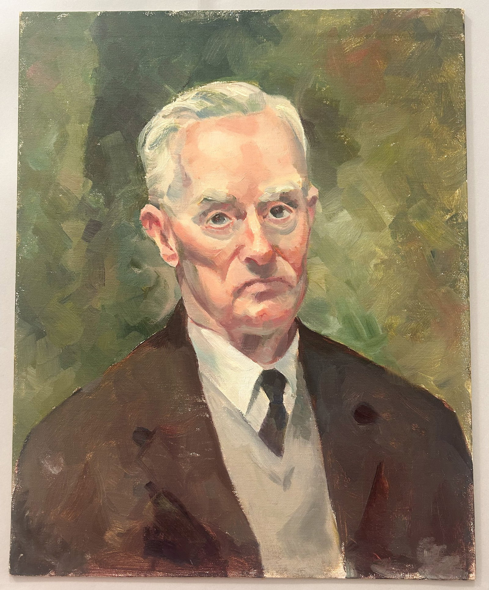 Oil on Canvas Board Man Portrait (1 of 3)