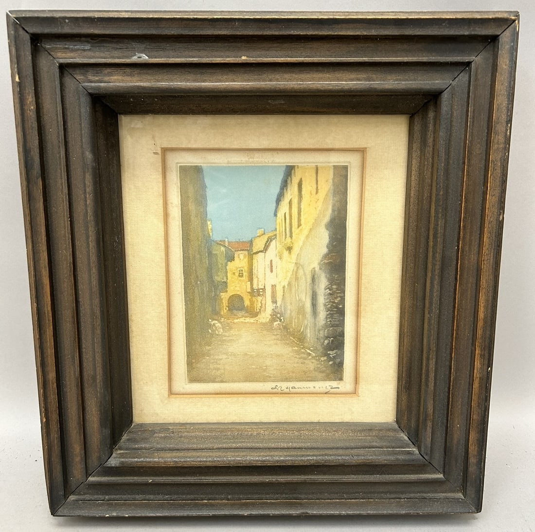 Framed Vintage Cityscape Print (1 of 6)