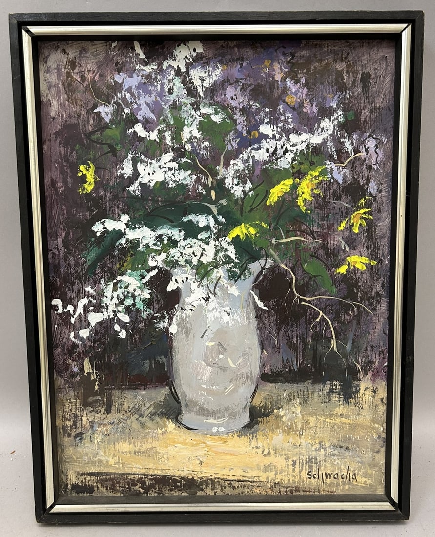 Oil on Board Still Life Painting by George Schwacha (1 of 5)