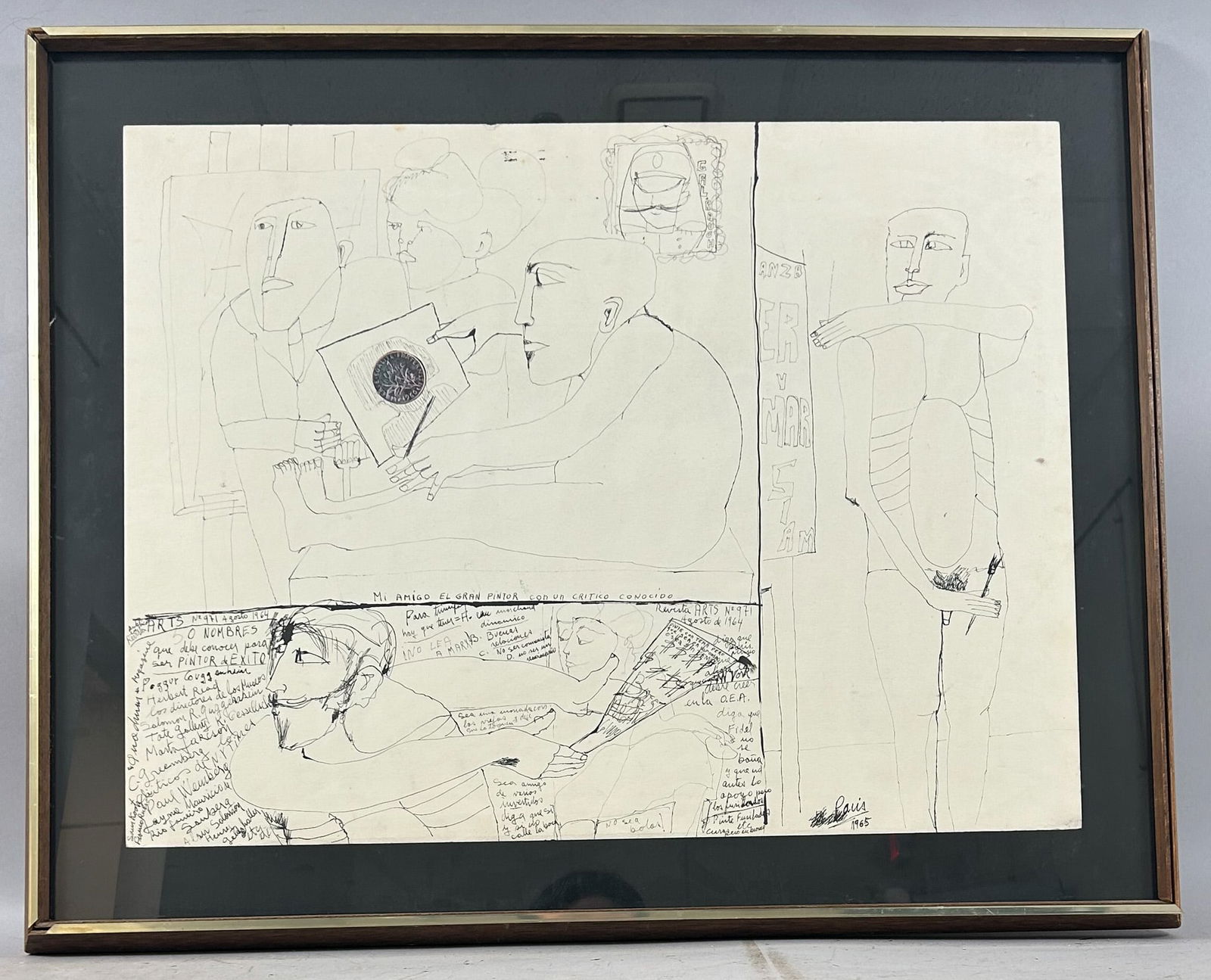 Pencil Sketches or Prints of Man Portraits (1 of 6)