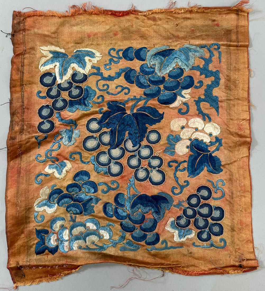 Chinese Embroidered Silk Textile (1 of 6)