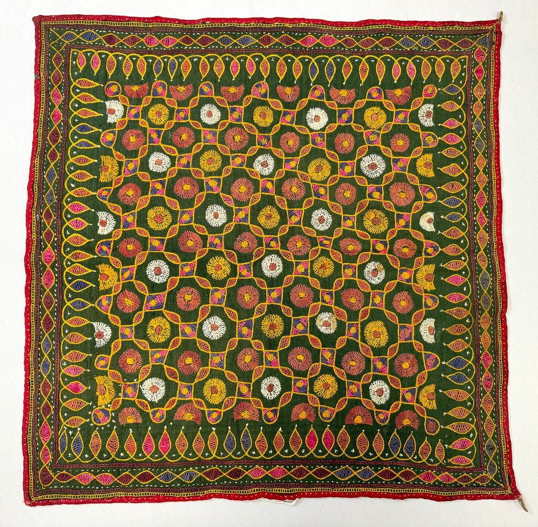 Possibly India Hand-embriodered Tapestry (1 of 9)