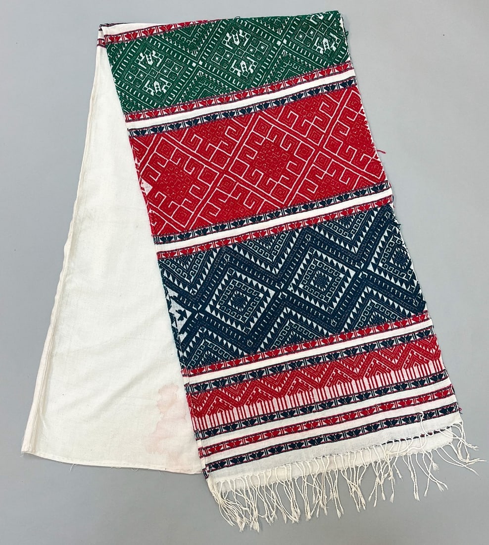 Guizhou, Southwest China, Vintage Woven Cotton Embroidery Textile (1 of 6)