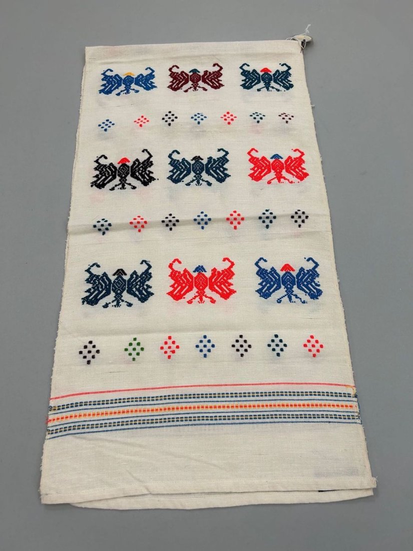 Thailand, Cotton Textile with Butterflies Pattern (1 of 9)