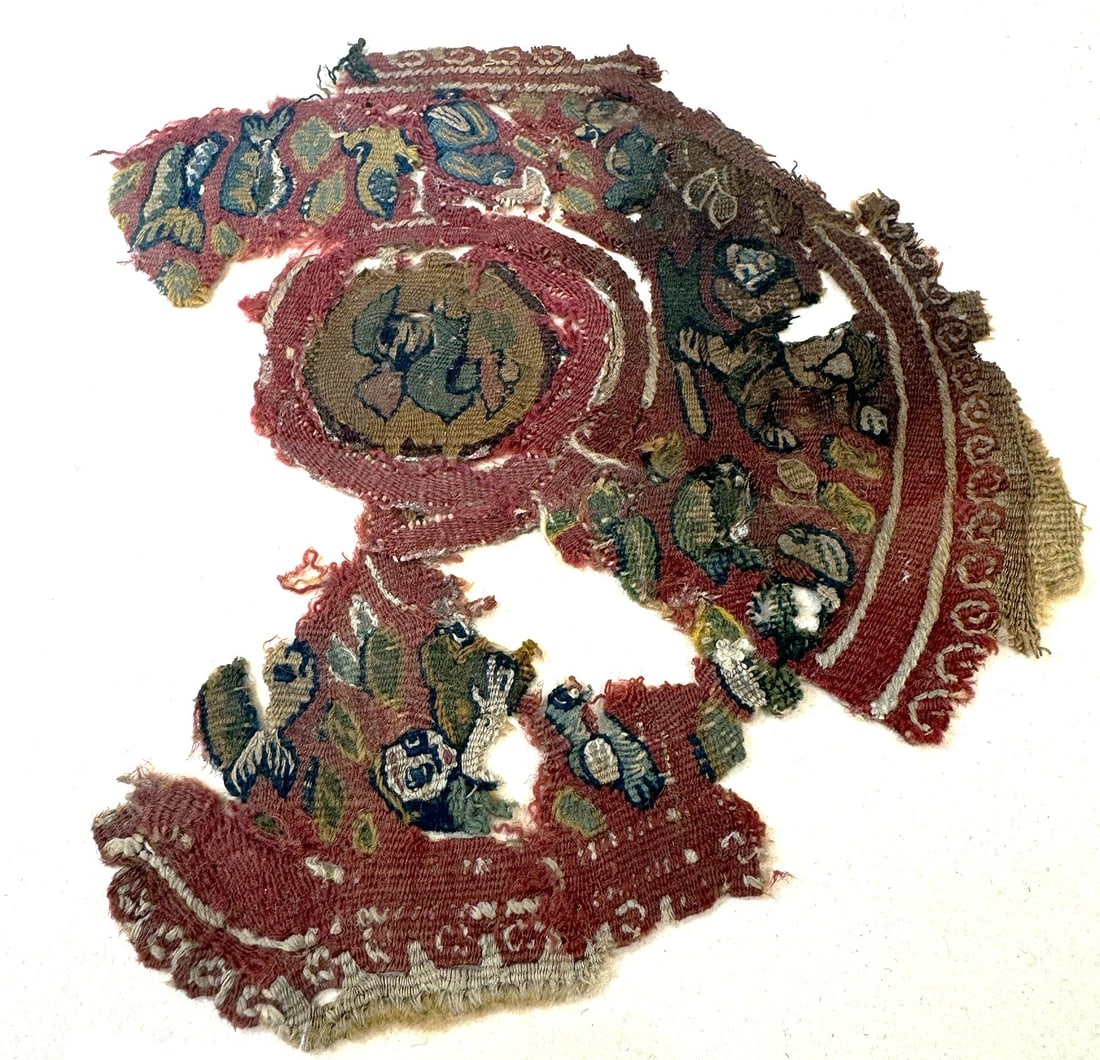 Coptic Textile Fragments, 3rd - 11th Century (1 of 5)