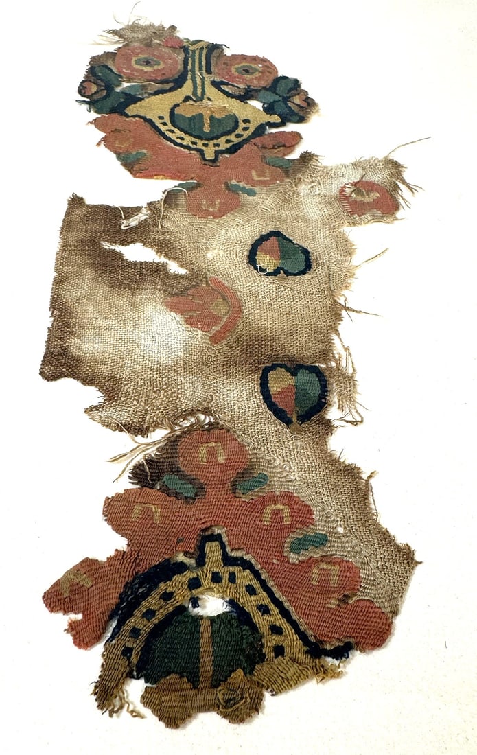 Coptic Textile Fragment, 3rd - 11th Century (1 of 6)